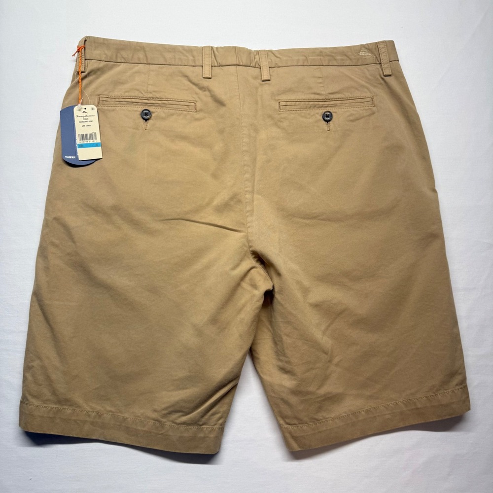 Tommy Bahama Island Chino Shorts Mens 36 NWT Khaki Pima Cotton Modal - Picture 5 of 10